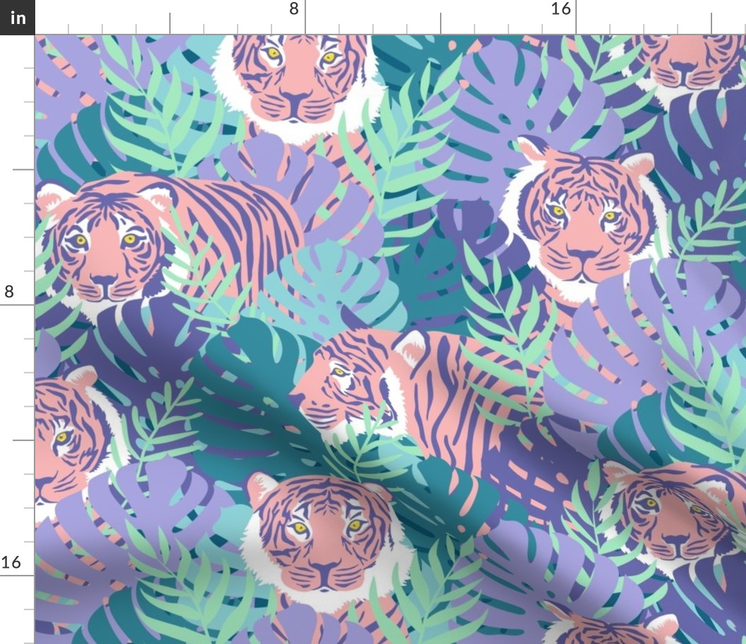 Jungle Tiger - Purple