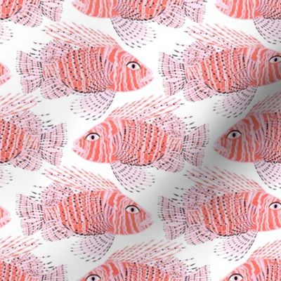 Mod Lionfishes - Coral Reef (white) small