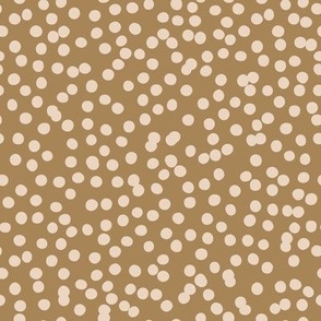 confetti dots - blossom on peanut MEDIUM scale 