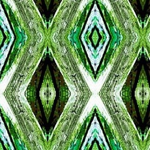 Textured Forest Green Diamond Lattice (#3) - Large Scale