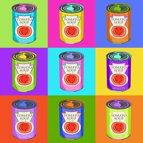 Soup cans - multi colour