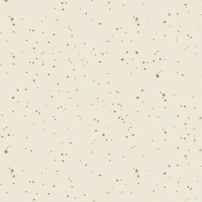 speckles - clay on beige 