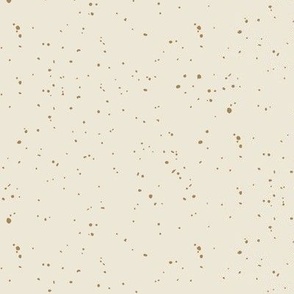 speckles - peanut on beige 
