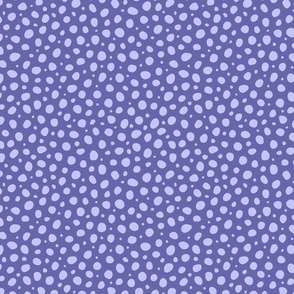 Medium Scale Purple Very Peri Polka Dots