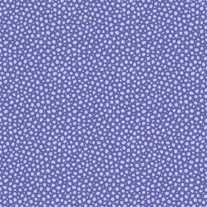 Small Scale Sky Blue White Polka Dots