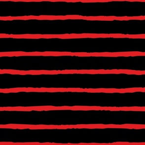 black and red narrow stripes large scale