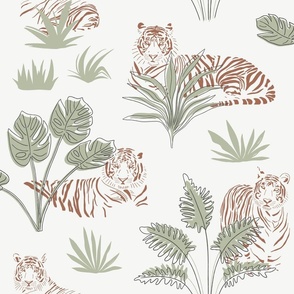 Tiger Stripe Classic Wallpaper – Voutsa