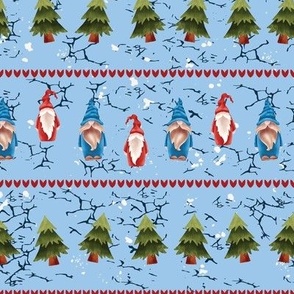 Winter Joys gnome rows