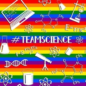 Team Science Pride White