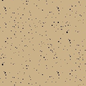 speckles - black on wheat 