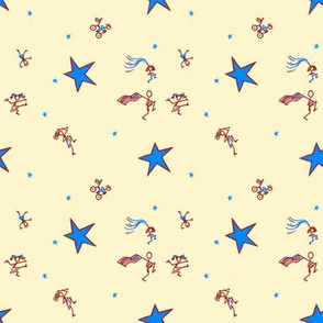 Stars and Stripes: Scatter Print Coordinate