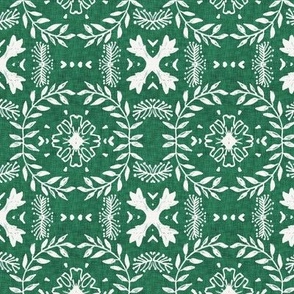 Encaustic tile (emerald) MED