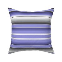 Periwinkle and Gray Boho Serape Stripes