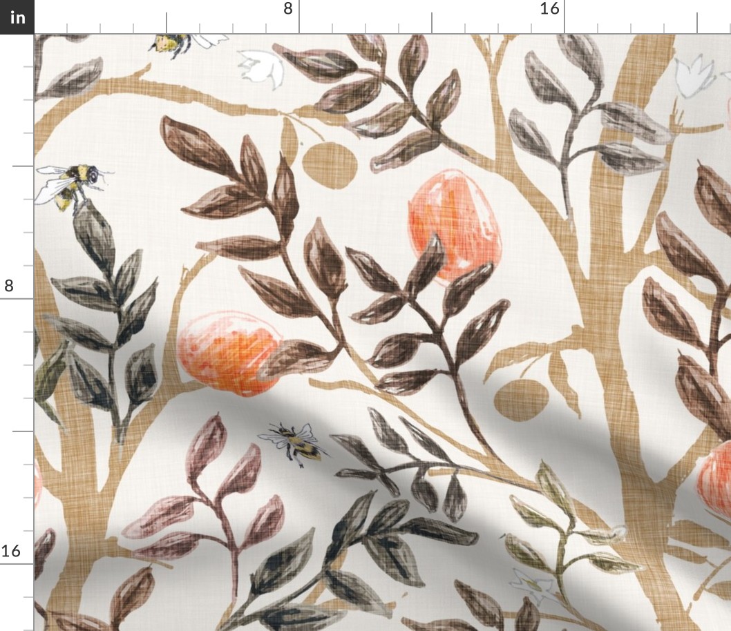 Orange Grove (cream/brown) JUMBO