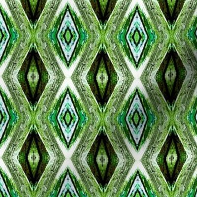 Textured Forest Green Diamond Lattice (#3) - Extra Small