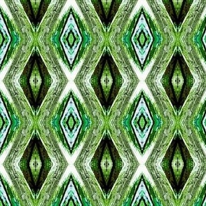 Textured Forest Green Diamond Lattice (#3) - Extra Small