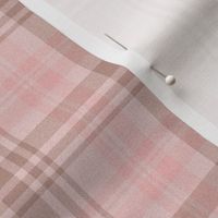 Flannel pink and brown 