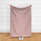 Flannel pink and brown 