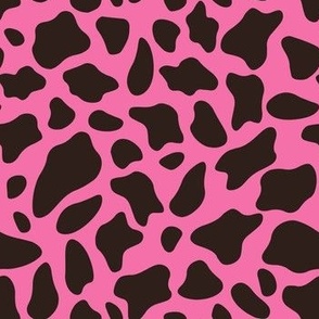 Pink Cow Print 