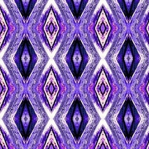 Starlight on the Textured Purple Diamond Lattice (#1) - Extra Small Scale