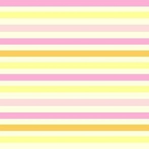 mini stripes fabric - ice cream van coordinate fabric - yellow