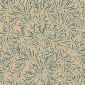 OLIVO - olive branches - green/beige
