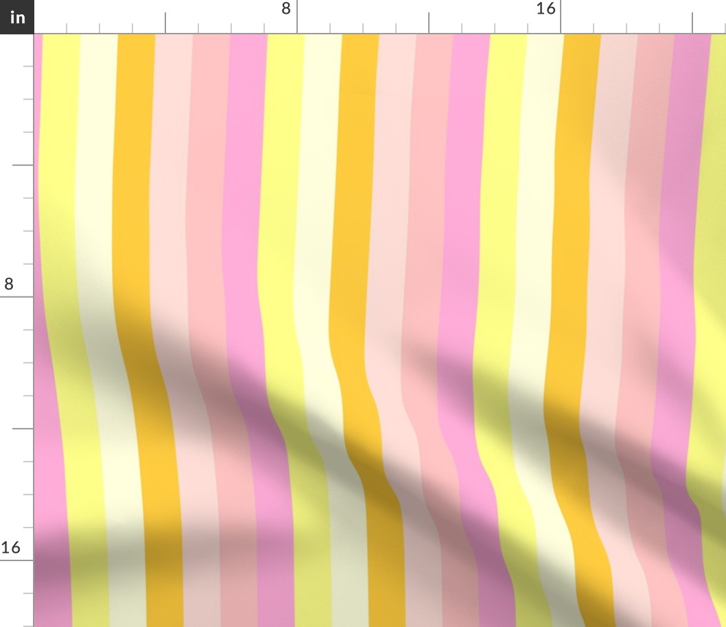 1" retro ice cream stripes - coordinate fabric, retro vertical stripes - pink