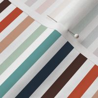 small stripes fabric - ice cream van coordinate fabric - mint