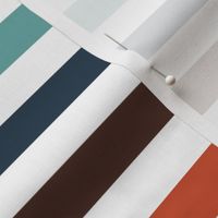 stripes fabric - ice cream van coordinate fabric - mint