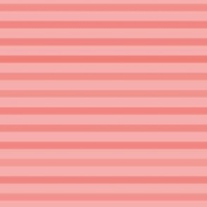 Coral faded stripes -coordinate