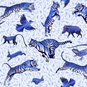Blue Tigers and Food Web