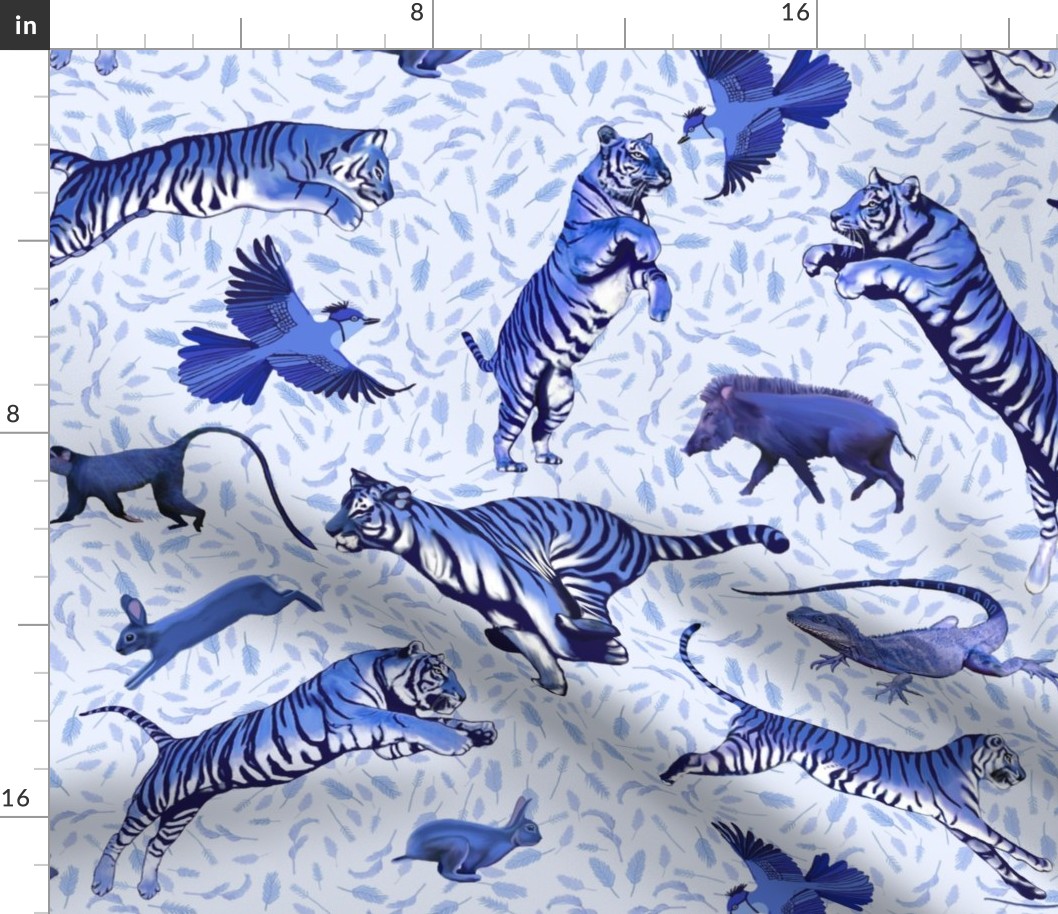 Blue Tigers and Food Web