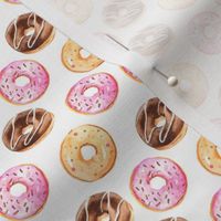 Yummy Donuts- Frosted Chocolate, Vanilla, Strawberry Donuts // Sweet Shoppe collection, 6" repeat