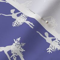 Snowflake Ballerinas--Periwinkle