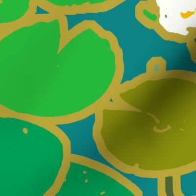 Gilded Lily Pads-2-Sample