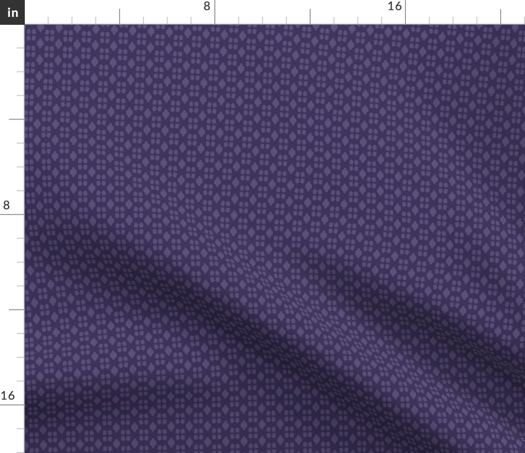 Small Monochromatic Geo Pattern - Violet