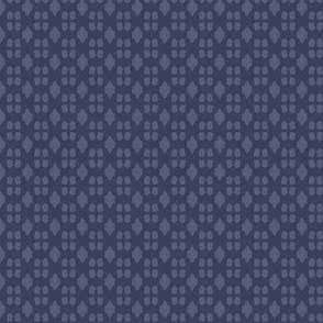 Small Monochromatic Geo Pattern - Dark Navy