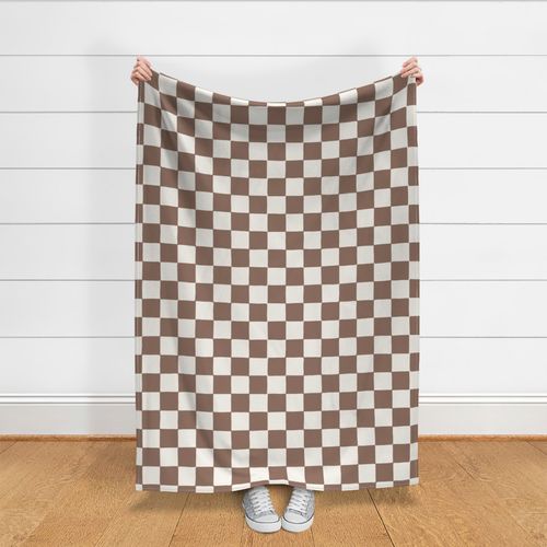 jumbo // Organic Checker Milk Chocolate Brown