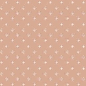 Simple Floral Outlines - Blush Pink, small scale 