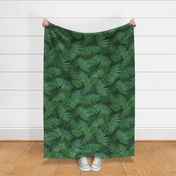 medium-Jungle Palm Fronds-green 