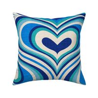 Oh Gee ! I Think I I Love You Blue mix 24inx36in