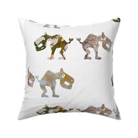 Extinct Animals for Spoonflower, by Manon