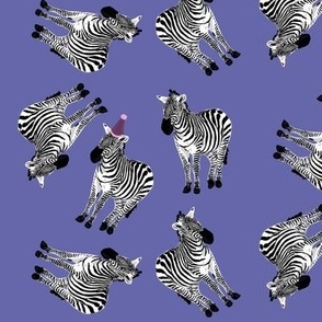 Party Zebras - Very Peri