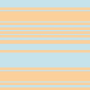 Lagoon Stripe aqua faded citrus