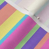 Bold Retro Rainbow Stripes - Medium Scale