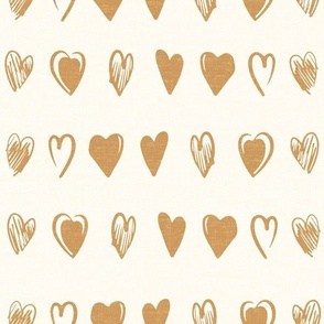 Doodle Heart Line up Honey Cream_Iveta Abolina