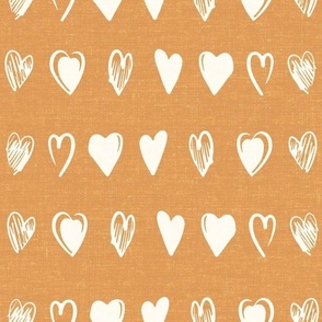 Doodle Heart Line up Cream Honey_Iveta Abolina