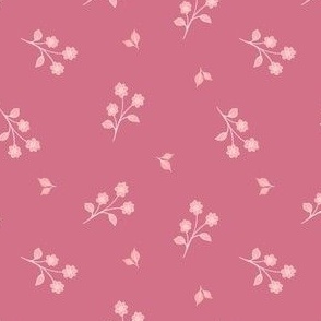 Amarina - ditzy flowers on pink - Regular