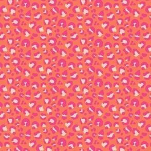 Leopard Spots - Coral / Pink / Blush - Small Scale