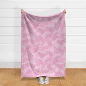 medium-Jungle Palm Fronds-girly pink 